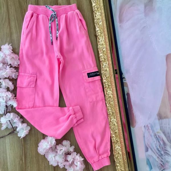 Calça feminina best sale rosa claro