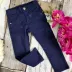 Calça Infantil Skinny Azul com Strass Petit Cherie