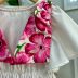 Conjunto Infantil Animê Off White Floral Tons De Rosa /shorts Floral Pink Disney