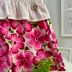 Conjunto Infantil Animê Off White Floral Tons De Rosa /shorts Floral Pink Disney