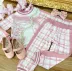 Conjunto Infantil Baby Blusa Manga Longa Pretty Girls com Strass e Calça Petit Cherie