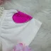 Conjunto Infantil Feminino Momi Corações Pink Blusa Strass Saia Tule