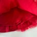 Conjunto Infantil Feminino Petit Cherie Vermelho Ursinhas Laço Tule Brilho Strass