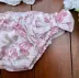 Conjunto Infantil Feminino Roana Banho de Sol Rosé Floral com Renda e Laços