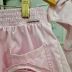 Conjunto Infantil Pituchinhus Camisa Saia Rosa Pastel Liso Maxi flor Pedrarias