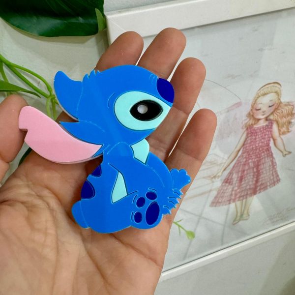 Presilha Euro Baby Kids GG Stitch Azul