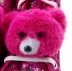 Tênis Infantil Amoreco Pink com Lantejoulas Reversíveis e Ursa Pink