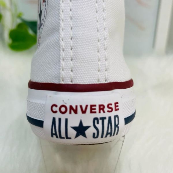 Tênis Infantil Converse All Star Cano Alto Branco Clássico na