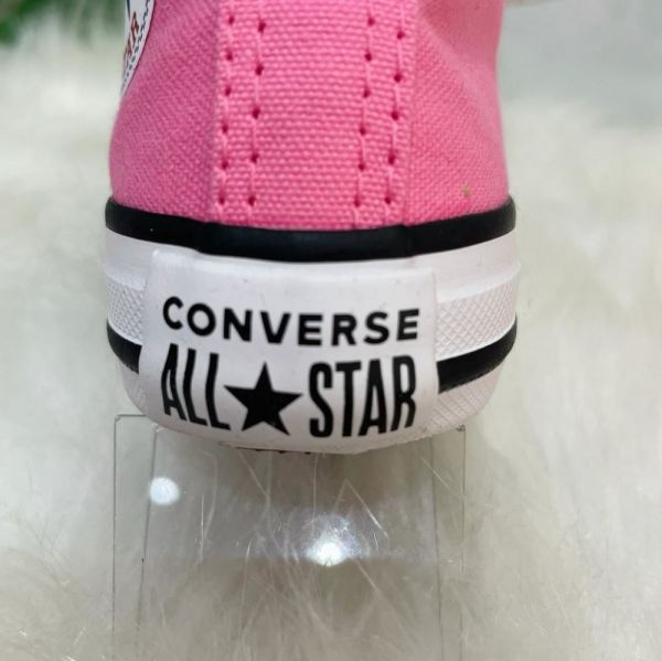 Tênis Infantil Converse All Star Cano Alto Rosa com Glitter na EuroBabyKids