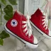 Tênis Infantil Converse All-Star Cano Alto Vermelho Clássico