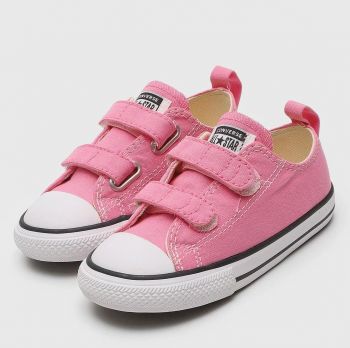 Tênis Infantil Converse All-Star Branco Couro Classico na EuroBabyKids