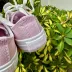 Tênis Infantil Converse All-Star Rosa Metálico Detalhe Estrelas