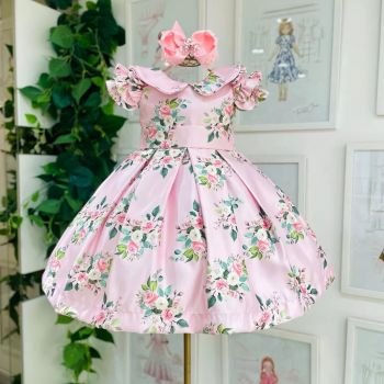 Vestido Infantil De Festa - Euro Baby Kids