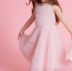 Vestido Infantil de Festa Luxo Pituchinhus Rosé Sobrep. Tule Pérolas Cinto