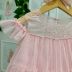 Vestido Infantil Festa Petit Cherie Rosa  Sobrep.Tule Brilho Bordado Floral Ombro Tule Transparente