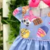 Vestido Infantil Lilás Funny Com Calcinha Mon Sucré 