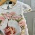 Vestido Infantil Yoyo Off White Fadinha Floral Ombros Tule Pérolas Strass Laço